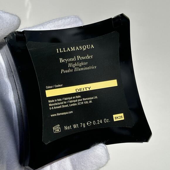 Illamasqua Beyond Powder Highlighter Compact Deity Baby Pink Gold Duochrome 7g - Picture 14 of 14